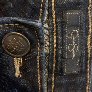 JESSICA SIMPSON dark wash boot cut jeans sz 18W.